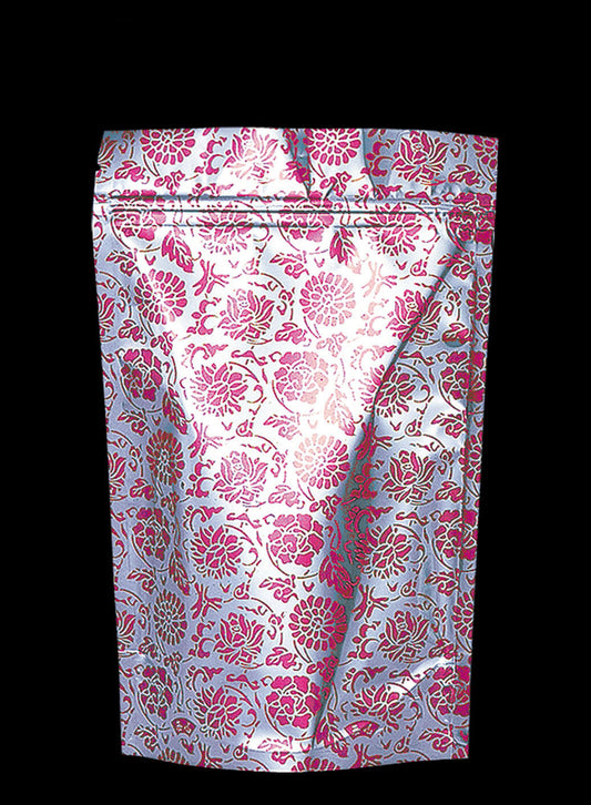 拉鍊袋-大花拉鏈立袋