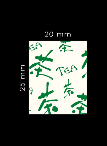 茶包標籤紙-平面茶標-茶字